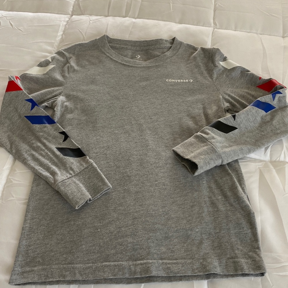 Converse gray long sleeve shirt